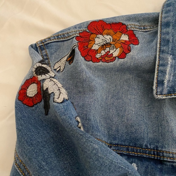 Distressed Denim Jacket - Picture 2 of 4